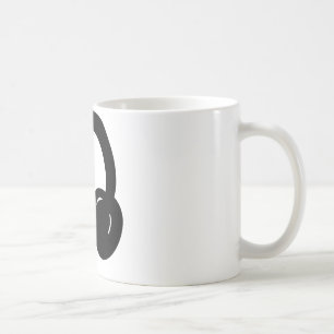dj headphones coffee mug