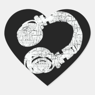 dj heart sticker