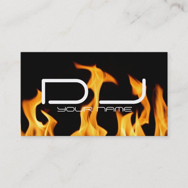 DJ "HEAT" Business Card (Front)