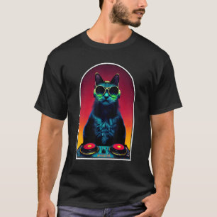 DJ House Cat  EDM House Techno Trance Dubstep T-Shirt