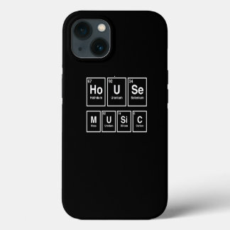 Dj House Music Relaxing Electronic Periodic Table iPhone 13 Case