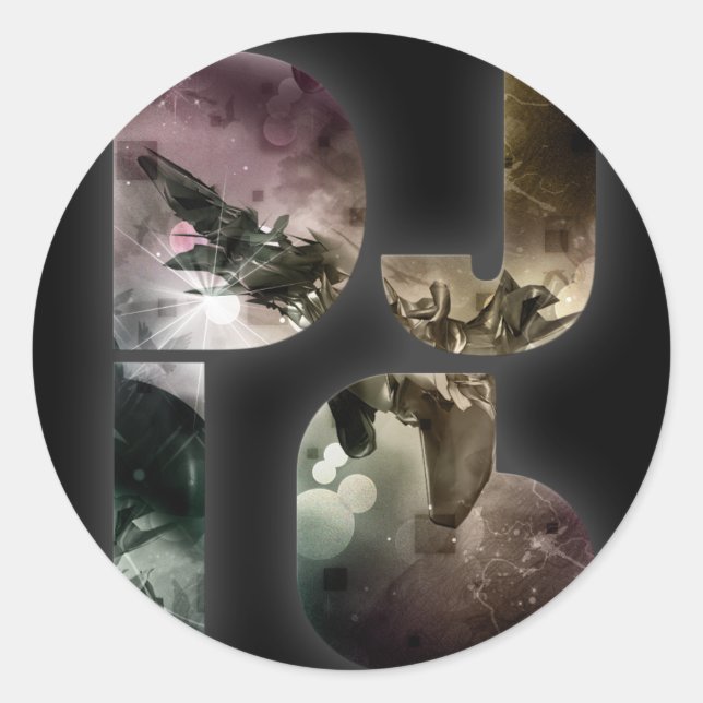 DJ i6 Colour Logo 1 Sticker (Front)