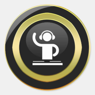 DJ icon sticker