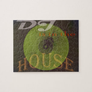 Dj is in the house musical cover jigsaw puzzle