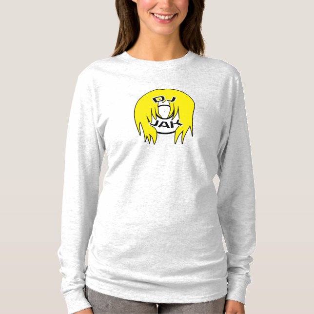 DJ JAK Ash Grey Showcase Long Sleeve Tee (Front)