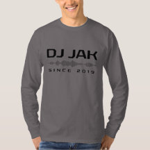 DJ JAK Smoke Grey Soundwave Long Sleeve Tee