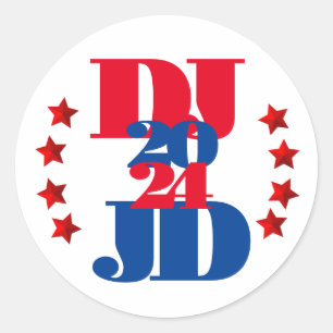 DJ & JD 2024 Trump Vance Election Sticker