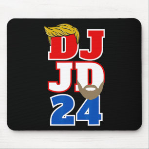 Dj Jd 24 Trump Hair Vance Beard 2024 Republican Me Mouse Mat