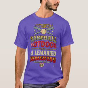DJ LeMahieu If It Involves Baseball Hotdogs T-Shirt