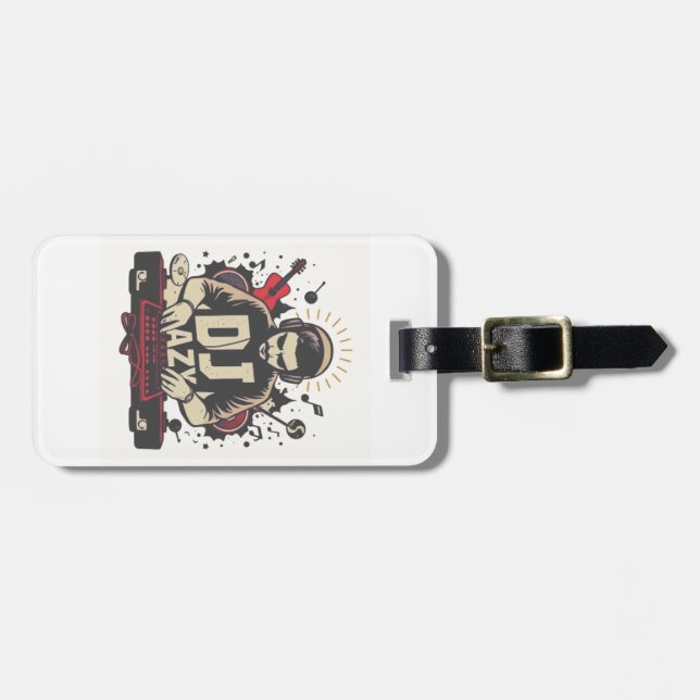 DJ luggage tags (Front Horizontal)