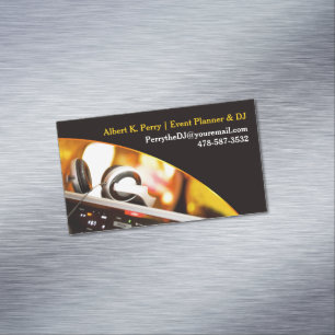 DJ 	Magnetic BUSINESS CARD