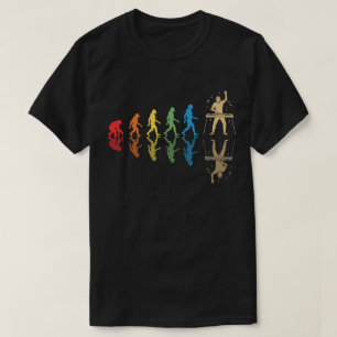 DJ Man Evolution  Turntable Humor Graphic Tee