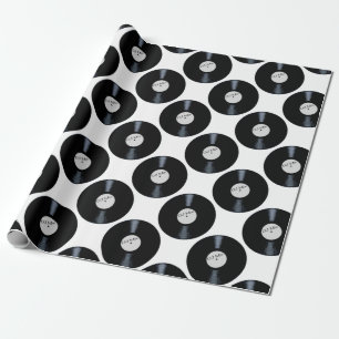 DJ Mix Record Label Wrapping Paper
