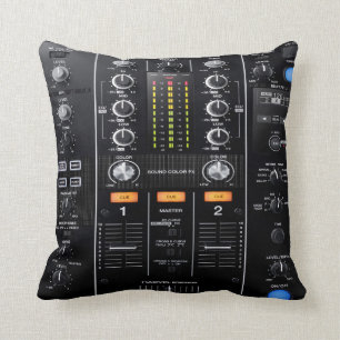 dj mixer pillow