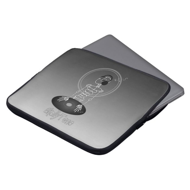 DJ Mixmaster SkellyTone Laptop Sleeve (Front Top)