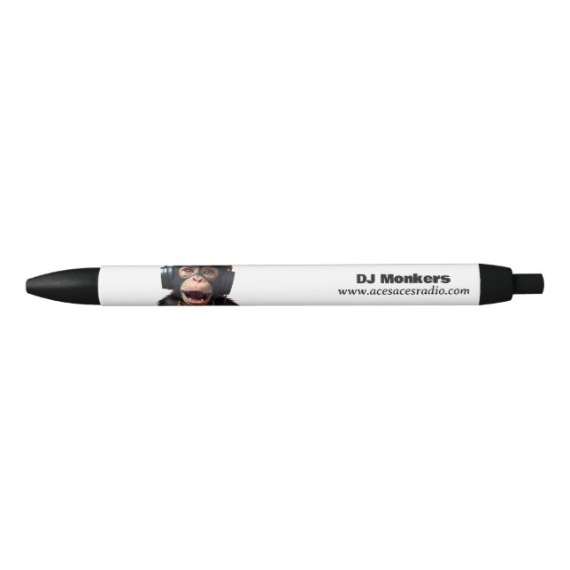 DJ Monkers Black Ink Pen (Front)