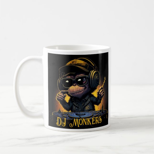 DJ Monkers Coffee Mug (Left)