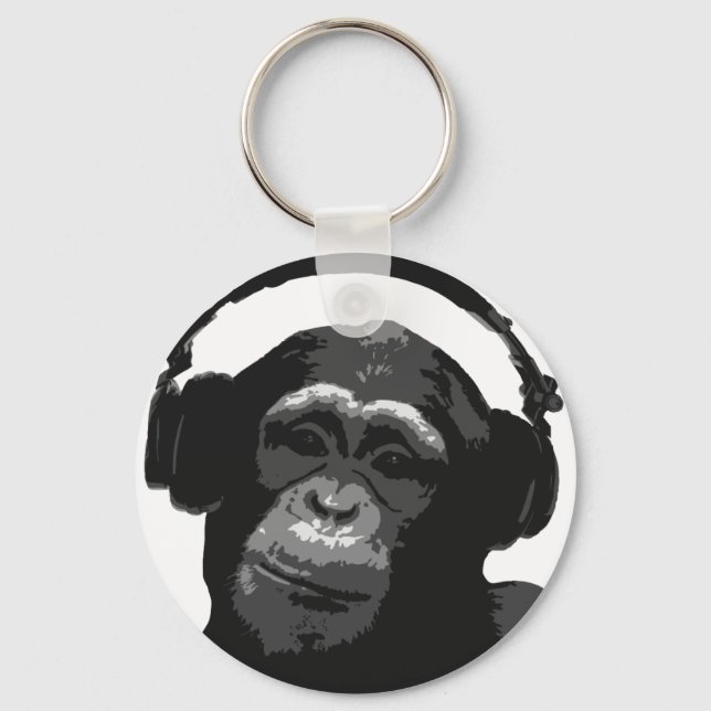 DJ MONKEY KEY RING (Front)