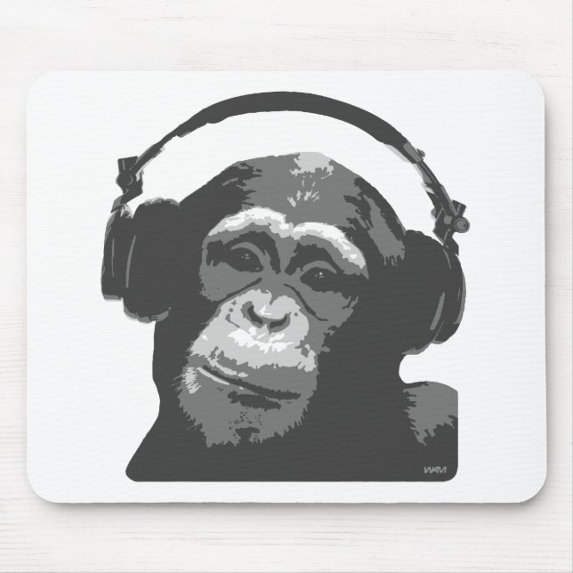 DJ MONKEY MOUSE MAT (Front)