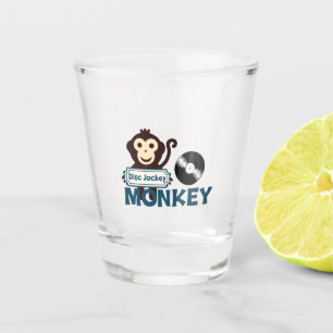 DJ Monkey Shot Glass