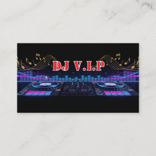 DJ Music Beat Professional Business Card
