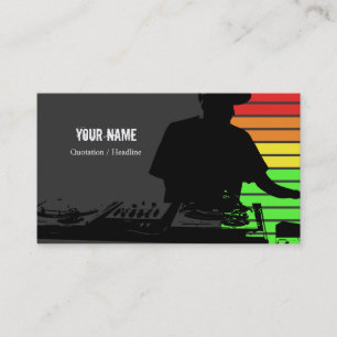 DJ Music Business Card