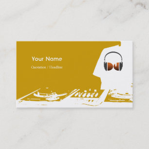 DJ Music Business Card