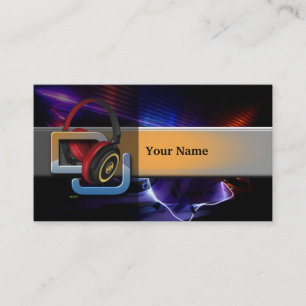 DJ Music Business Card