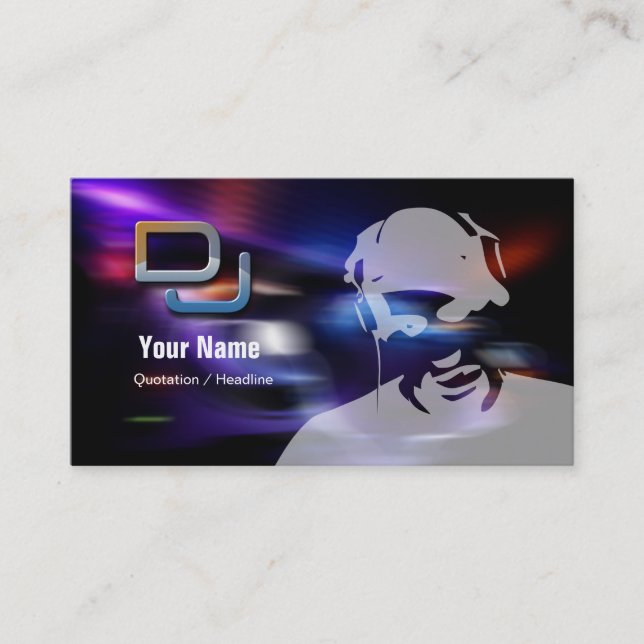 DJ Music Business Card (Front)