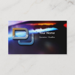 DJ Music Business Card
