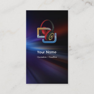 DJ Music Business Card