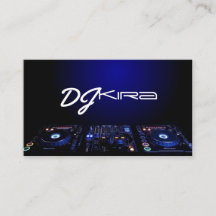 DJ, Music, Club, Business Card
