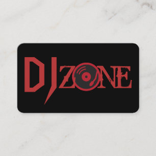 DJ Music Club Entertainment Business Card    