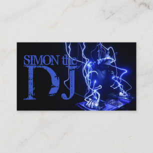 DJ Music Club Entertainment Business Card   