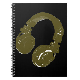 DJ music design Notebook
