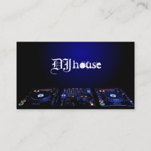 DJ, Music, Entertainment Business Card