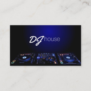 DJ, Music, Entertainment Business Card