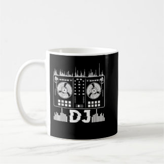 Dj Music Lover Music Player Sound Cool Funny Elect Coffee Mug