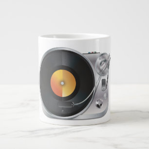 DJ Music Player Large Coffee Mug