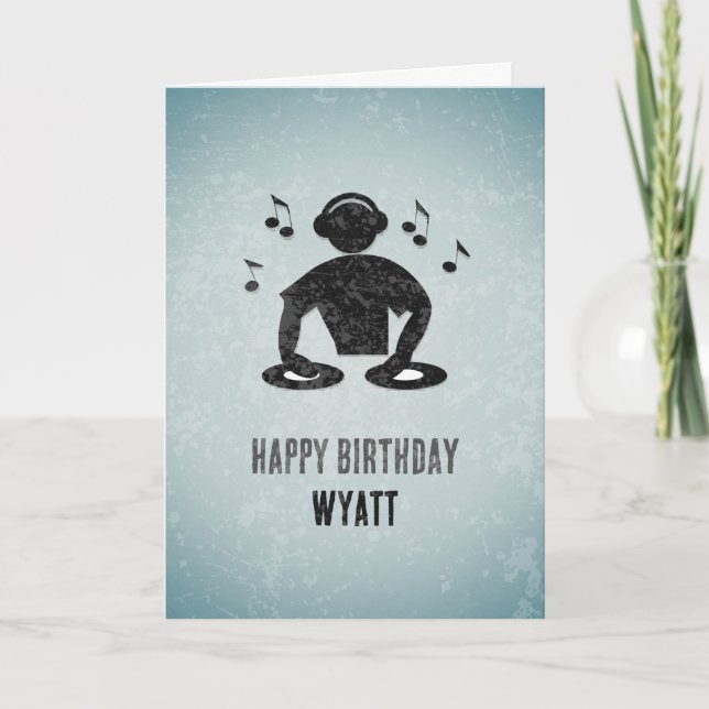 DJ / Musician - Sound Mixing Graphic, Your Name Card (Front)