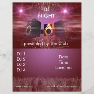 dj_night_dance_flyer flyer