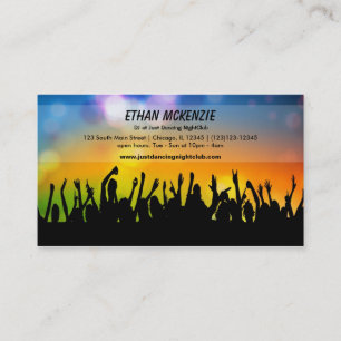 DJ NightClub Business Card