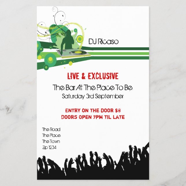 DJ Party Flyer (Front)