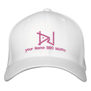 DJ Personalizable Cap Your Own Text Bro & Babe