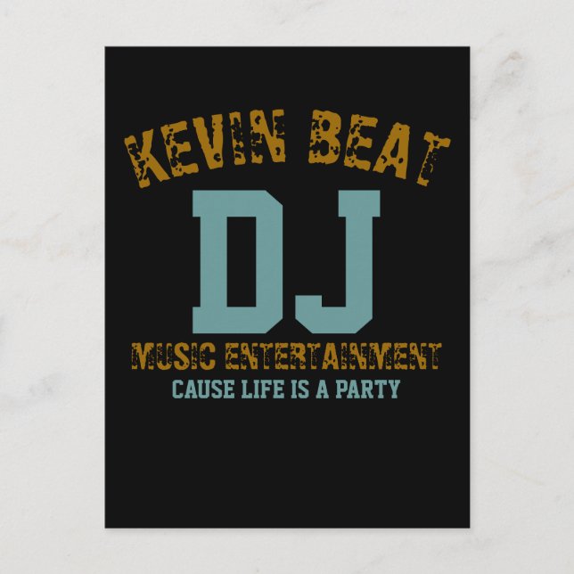 dj postcard (Front)