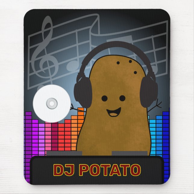 DJ Potato Custom Mouse Mat (Front)