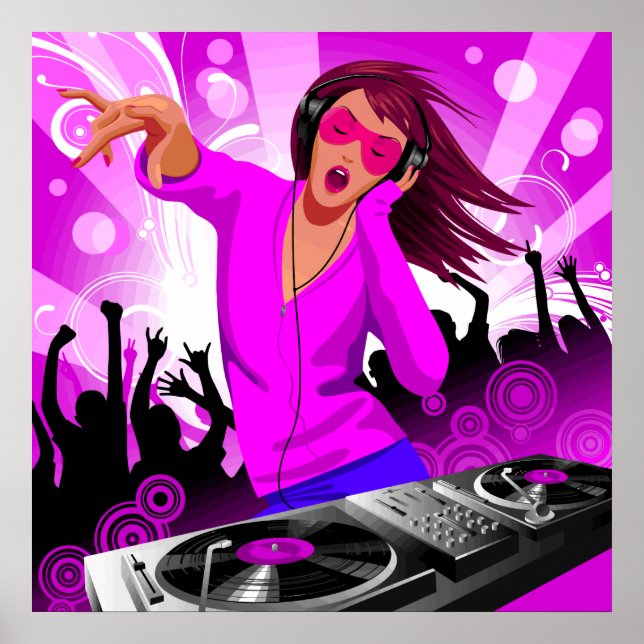 DJ Raver Chick Poster (Front)