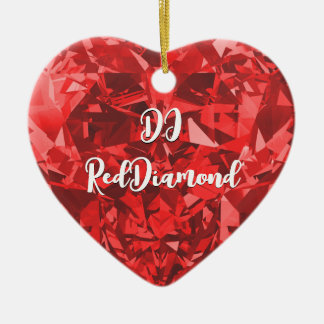 dj RedDiamond Ornament