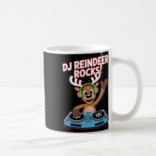 Dj Reindeer Rocks Christmas Dj Groove Coffee Mug