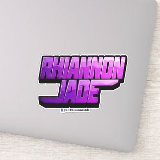 DJ Rhiannon Jade logo vinyl sticker/decal